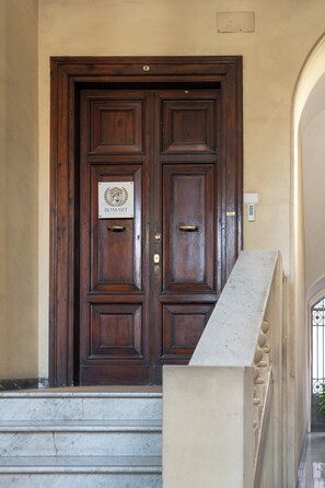 Interior entrance