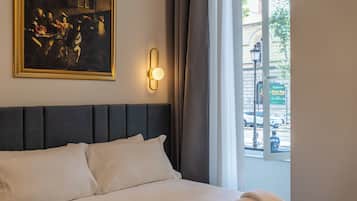 Classic Double Room, Private Bathroom | Frette Italian sheets, premium bedding, down duvets, Select Comfort beds