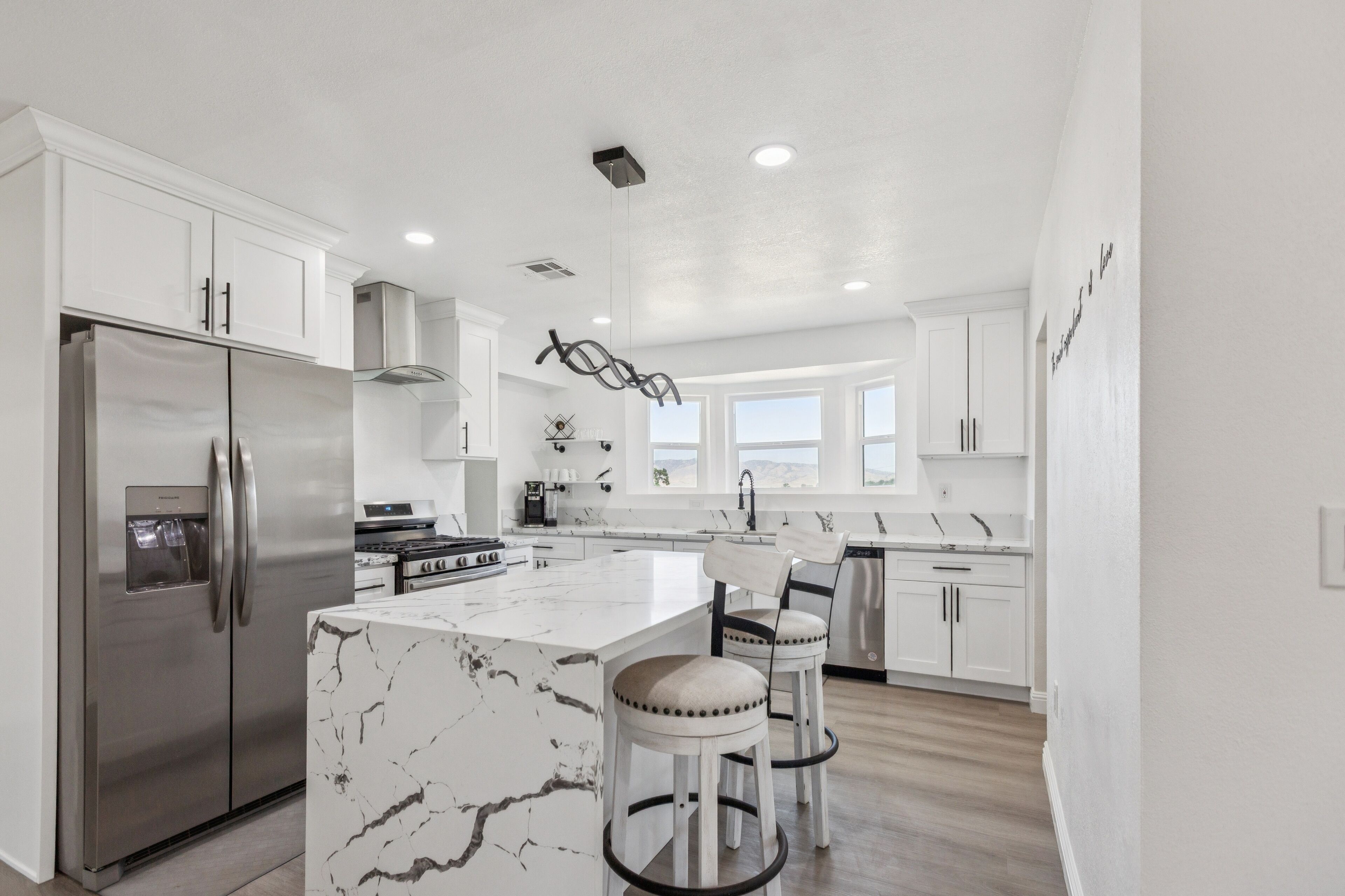 Rumah, 5 kamar tidur | Dapur pribadi | Lemari es, oven, dan mesin pembuat kopi/teh