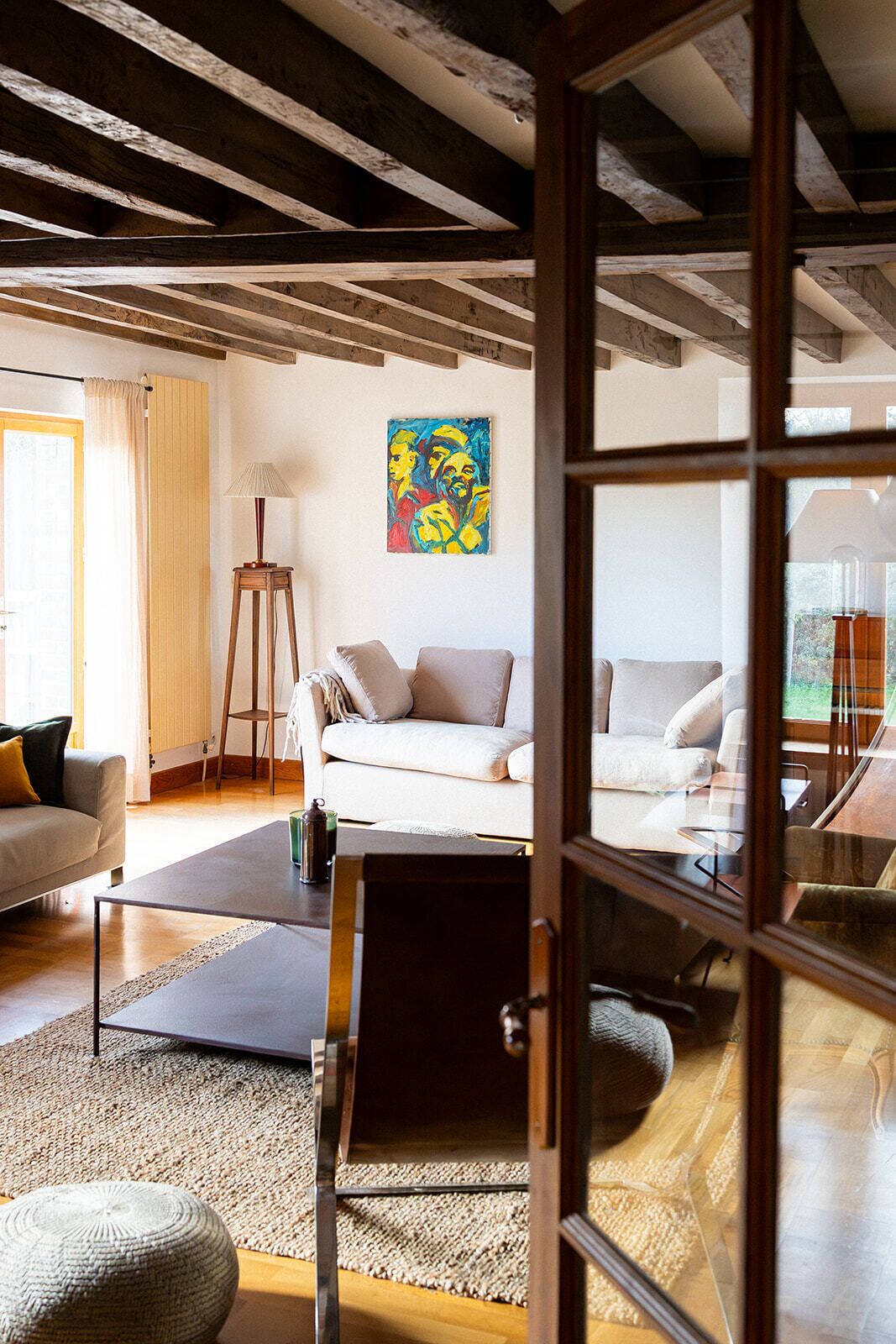 Télévision, cheminée