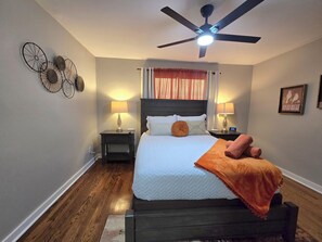Desk, iron/ironing board, free WiFi, bed sheets