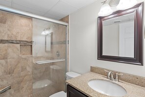 Shower, towels