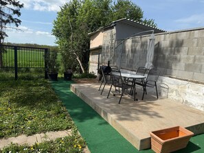 Outdoor dining -  ANNA - 3-bedroom house in enjoyable Marchegg with WiFi (Marchegg)