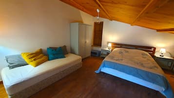 3 camere, ferro/asse da stiro, lenzuola