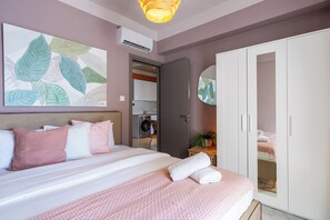 Apartment, 1 Double Bed with Sofa bed, Kitchen, City View | Blackout curtains, iron/ironing board, free WiFi - Sundrop 1-Bedroom Apartment in Larnaca (Larnaca)