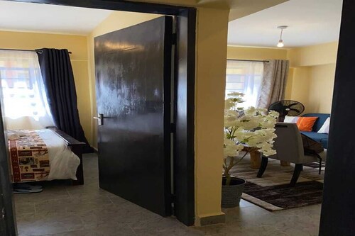 1-bedroom apartment in Kisumu, close to the CBD with high speed WiFi.