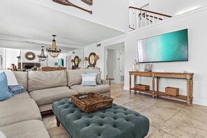 Townhome, Multiple Beds, Patio (Sun-Kissed Shores) | Living area | 42-inch flat-screen TV with digital channels - Sun-kissed Shores (Destin)