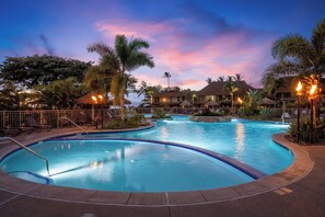 Una piscina climatizada