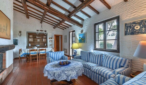 TV, fireplace, table tennis