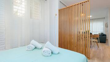1 dormitorio, wifi, ropa de cama