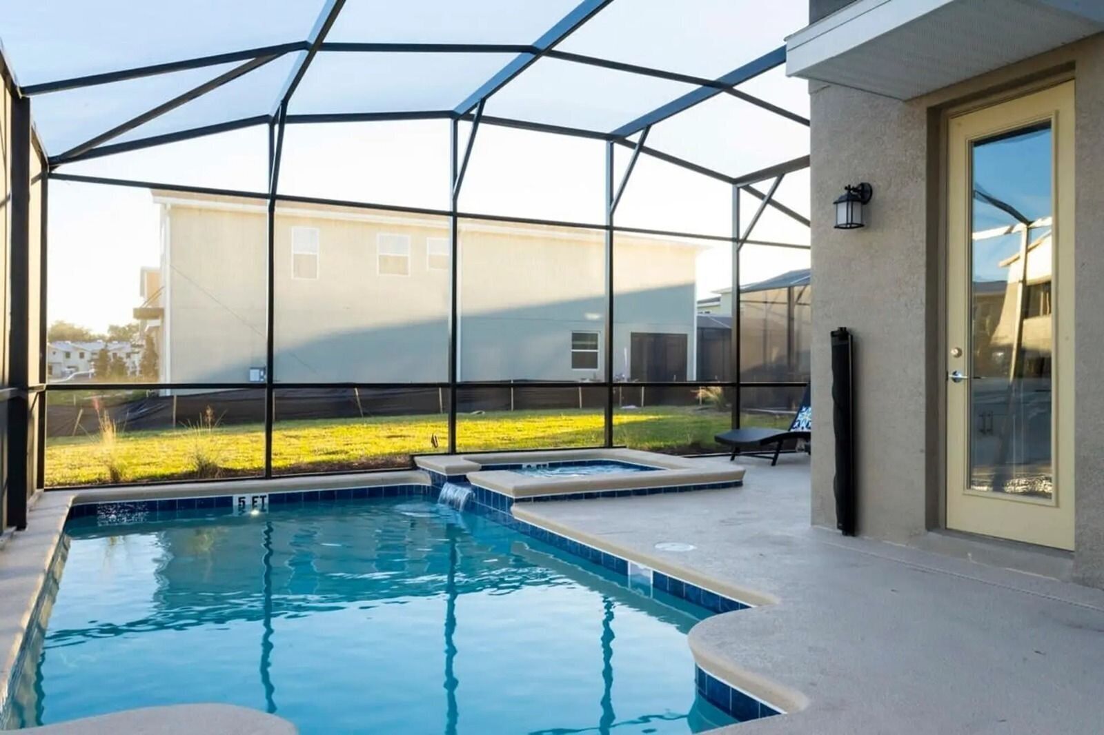 Indoor pool, outdoor pool