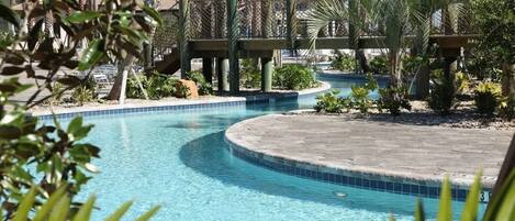 Indoor pool, outdoor pool