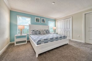5 bedrooms, iron/ironing board, travel cot, WiFi