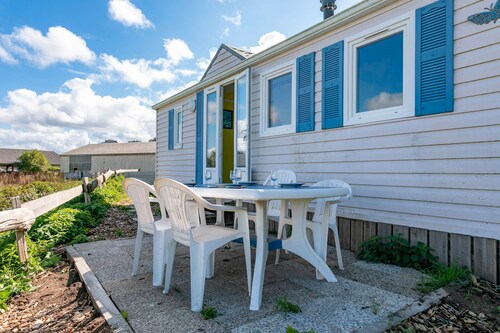 Mobile Home 'Entre Terre Et Mer' avec terrasse privée et jardin privé