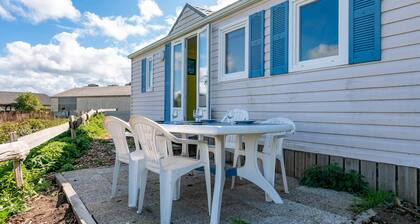 Mobile Home 'Entre Terre Et Mer' avec terrasse privée et jardin privé