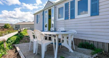 Mobile Home 'Entre Terre Et Mer' avec terrasse privée et jardin privé