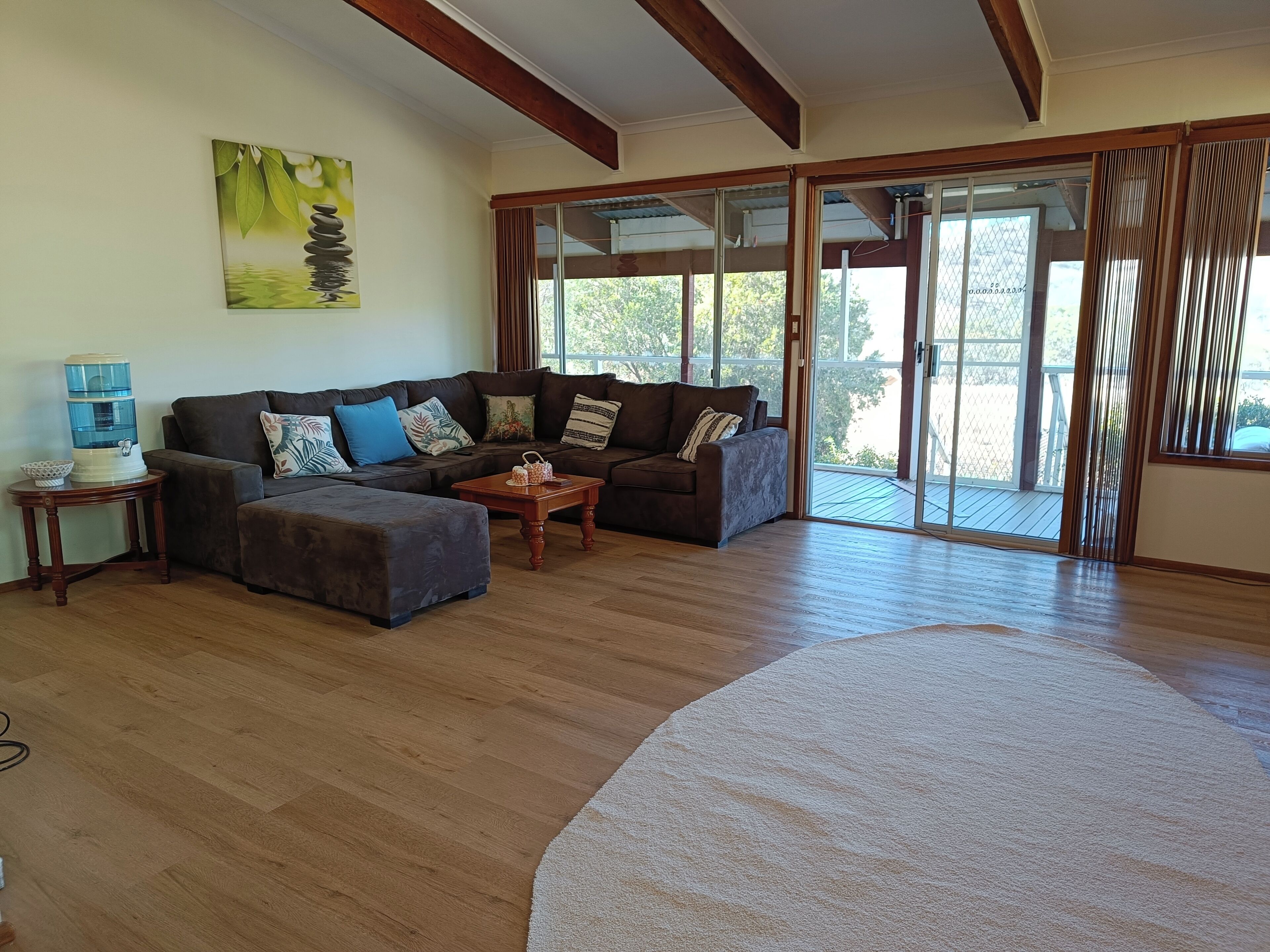 Smart TV, fireplace, video games, books