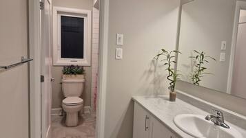 Towels, soap, toilet paper