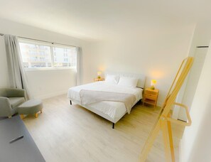 1 makuuhuone, silitysrauta/-lauta, vauvan matkasänky, Wi-Fi