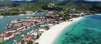 This harbour villa offers an authentic Caribbean experience with a modern flair.