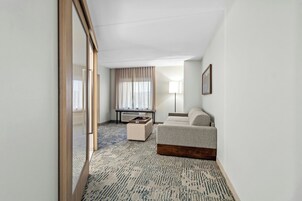 Suite, 1 cama de matrimonio grande con sofá cama | Zona de estar