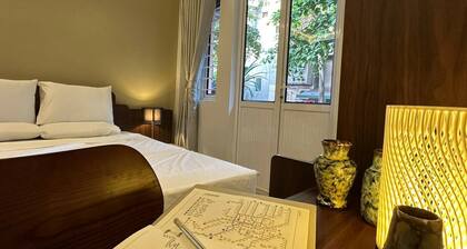 Central Old Quarter 2BR | Street - facing room | Balcony | Bamboura Home