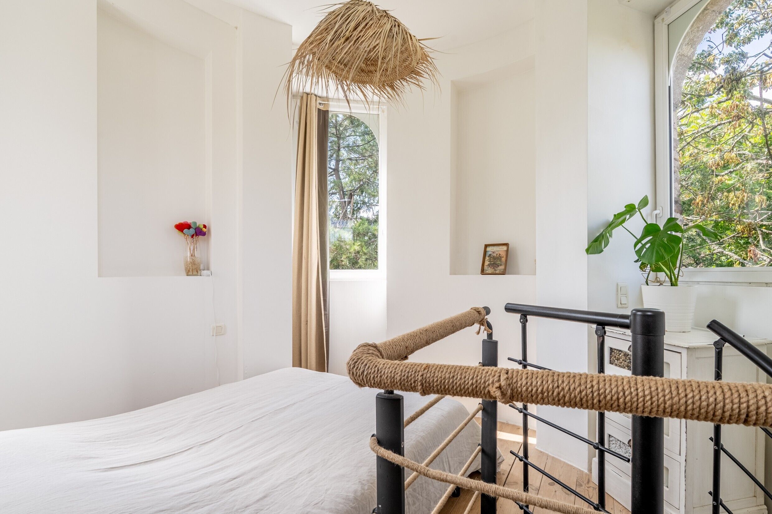 1 habitación y ropa de cama 