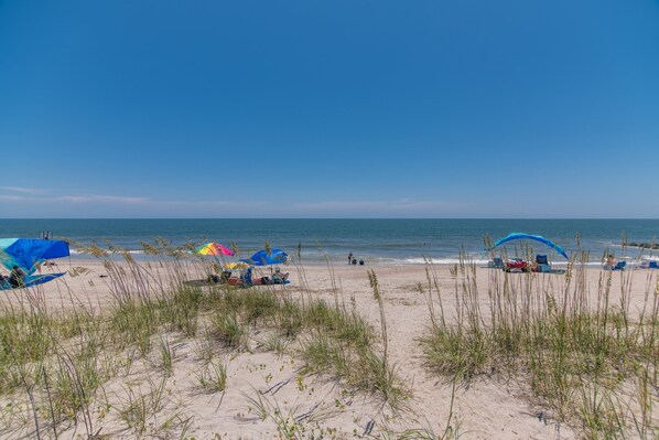Accommodatie ligt op het strand