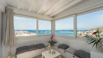 Studio, balcon, vue mer | Terrasse/Patio