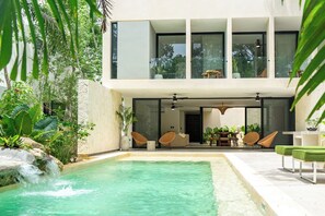 Outdoor pool - Villa XPuHa tropical garden between Tulum and Playa del Carmen, near the beach (Xpu Ha)