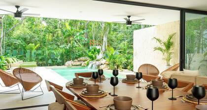 Villa XPuHa havre tropical entre Tulum et Playa del Carmen, pres de la plage