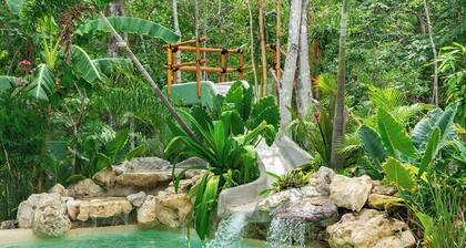 Villa XPuHa tropical garden between Tulum and Playa del Carmen, near the beach