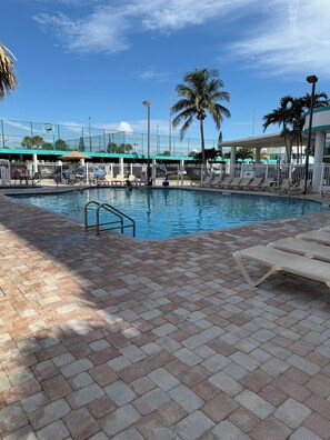 Pool - Most Relaxing Resort in Cocoa Beach, FL-2BD/2BAwith WiFi, AC, fitness room (Cocoa Beach)