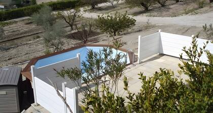 House "Les Romarins" with Mountain View, Private Pool and Wi-Fi