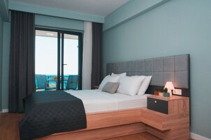 舒适套房, 海景 | 办公桌、笔记本电脑工作区、免费 WiFi、床单