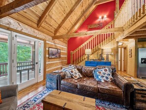 Smart TV, fireplace, computer monitors