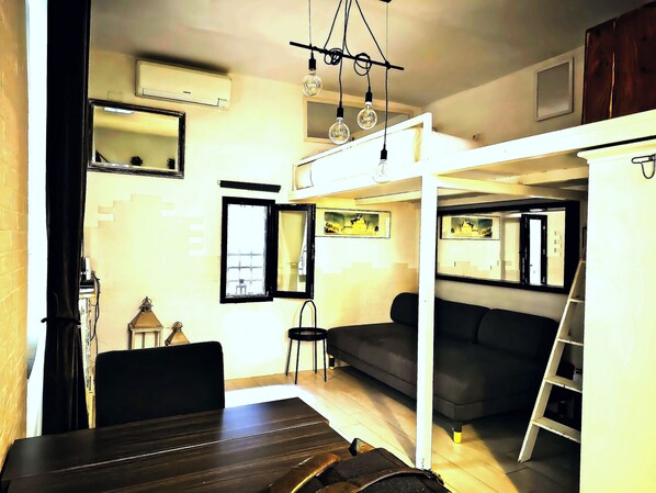 Televisión, reproductor de DVD y libros 