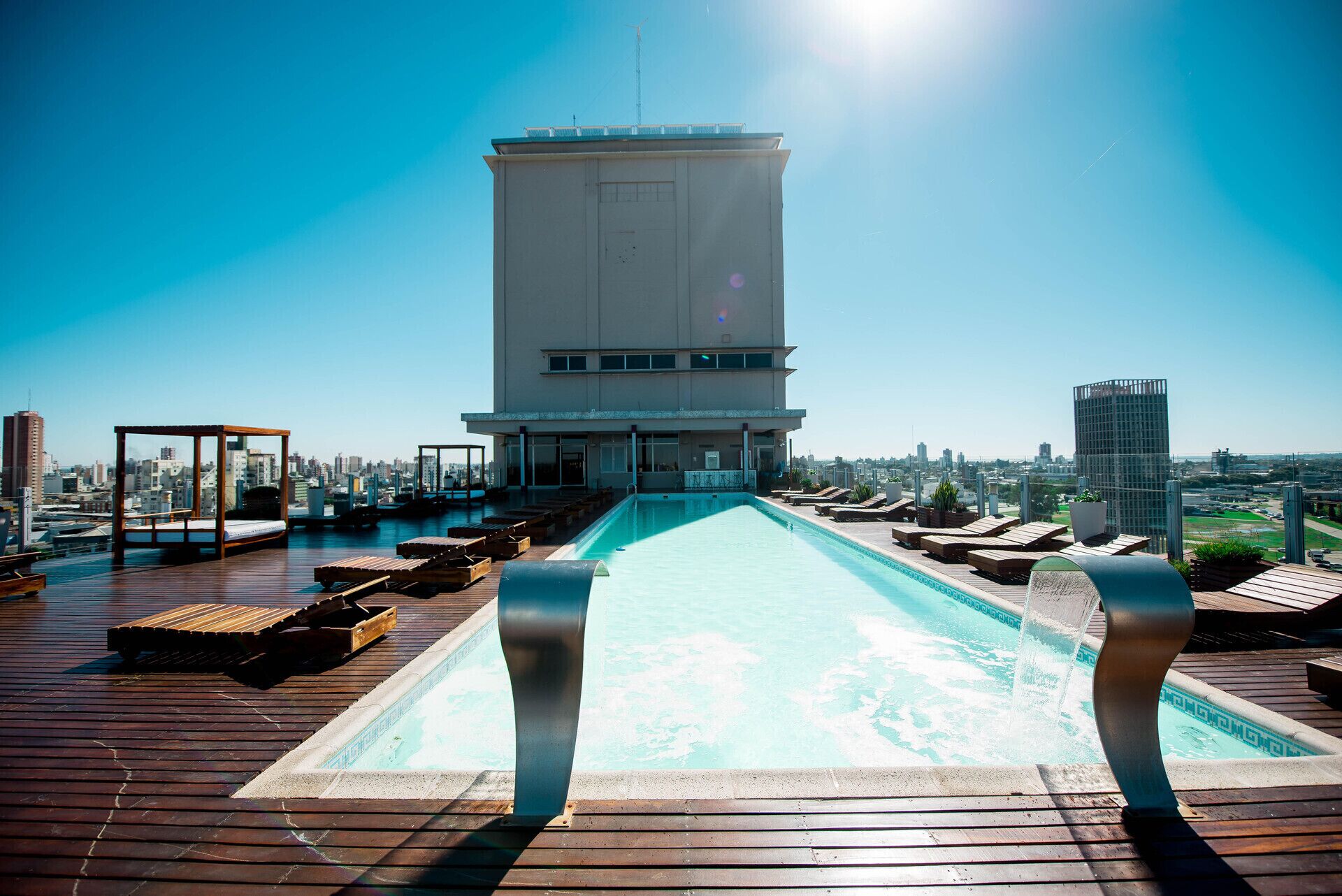 Alberca al aire libre por temporada 