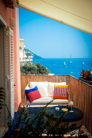 Room, 1 Bedroom, Balcony, Mountain View | Balcony - Room-breathtaking Suite With Sea View in (Positano)