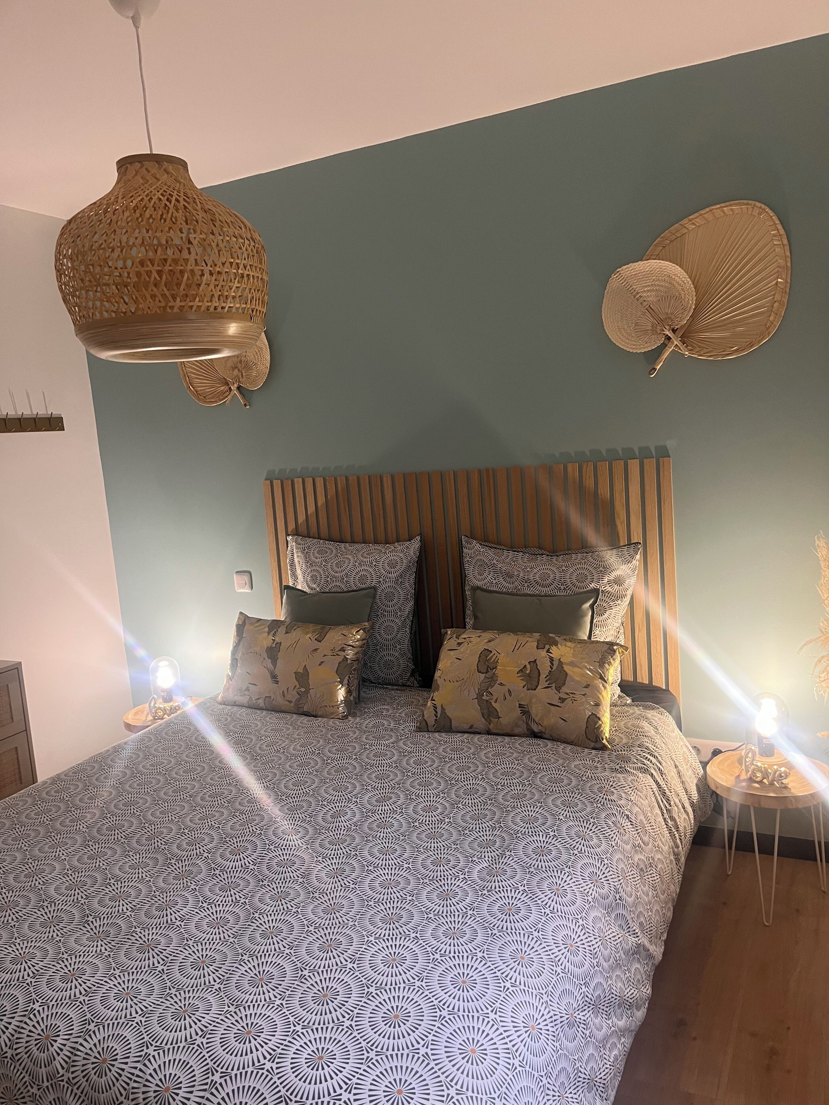 1 chambre, fer et planche à repasser, Wi-Fi, draps fournis