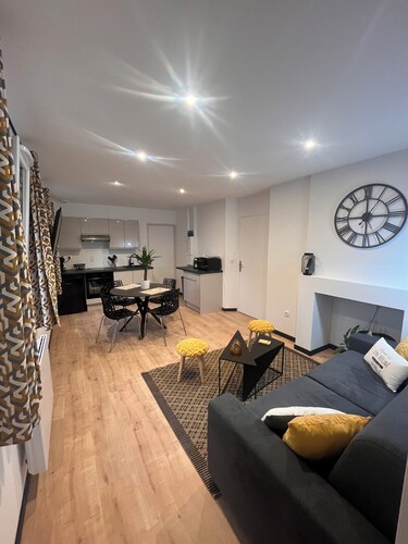 «Le meublé». appartement avec jacuzzi illimité près du Mont-Saint-Michel