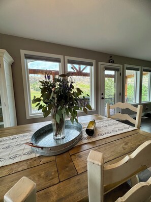 Dining - Stillwater River Front Montana Home (Nye)