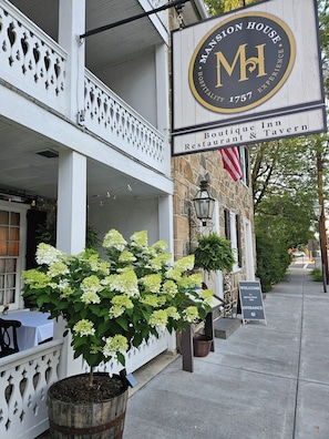 Fassade der Unterkunft