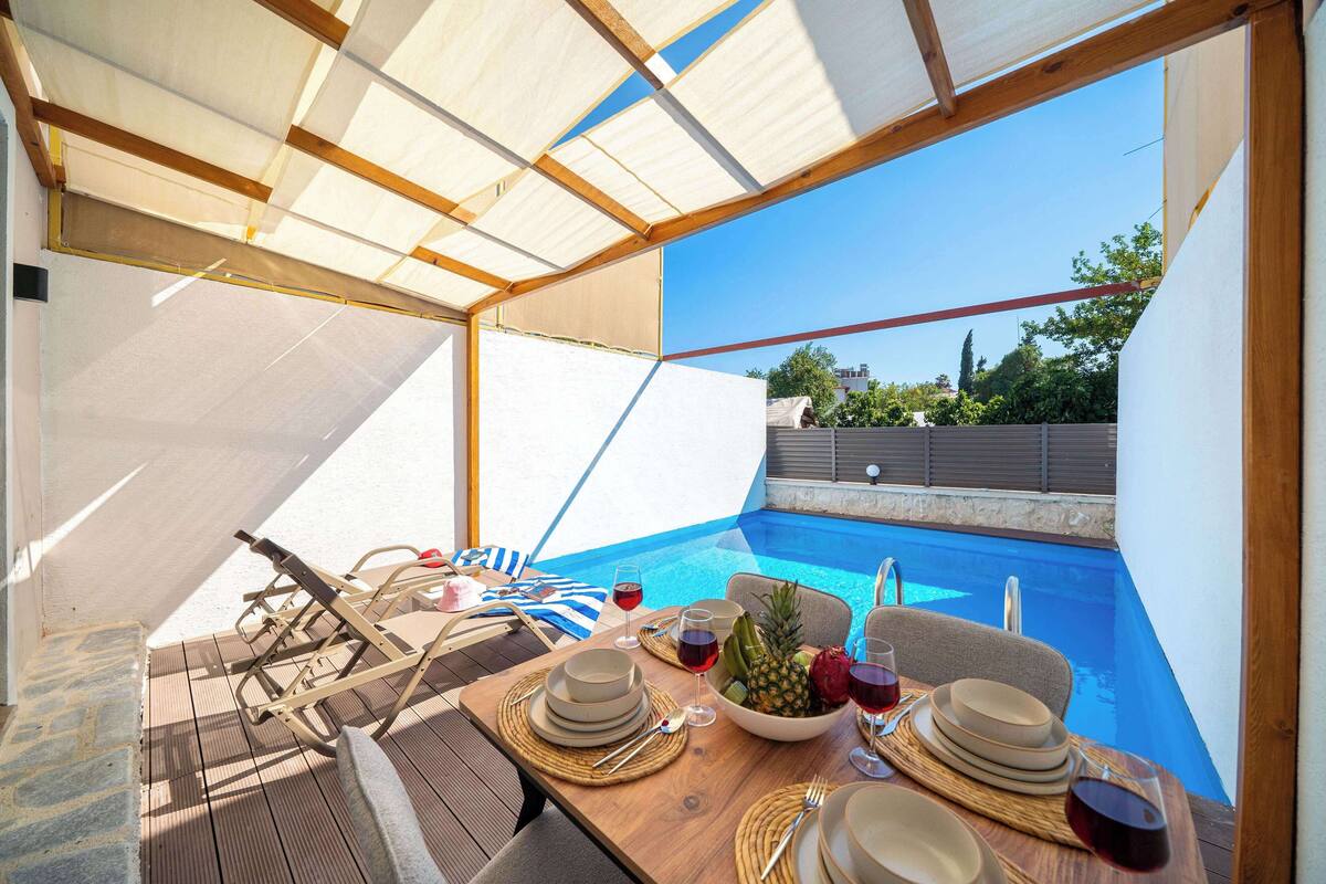 Deluxe-villa - bjergudsigt | Terrasse/gårdhave