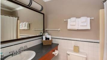 Hair dryer, towels