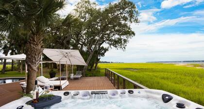 Private Island in Hilton Head, Events & Poolside