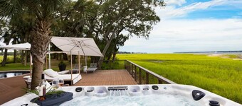 Private Island in Hilton Head, Events & Poolside