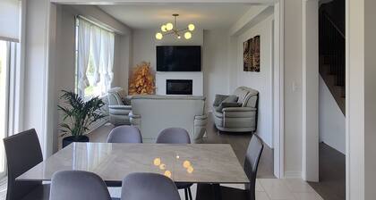 Brand new 4-bedroom,4-bathroom pond-front home in beautiful Wasaga Beach!
