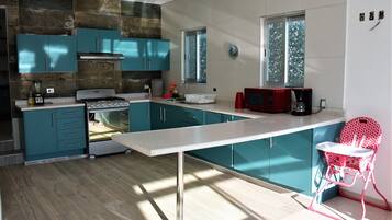 Microwave, oven, stovetop