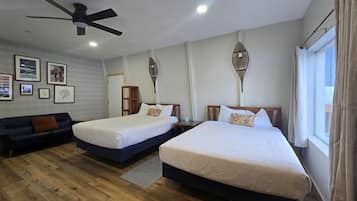 Internet, bed sheets, wheelchair access